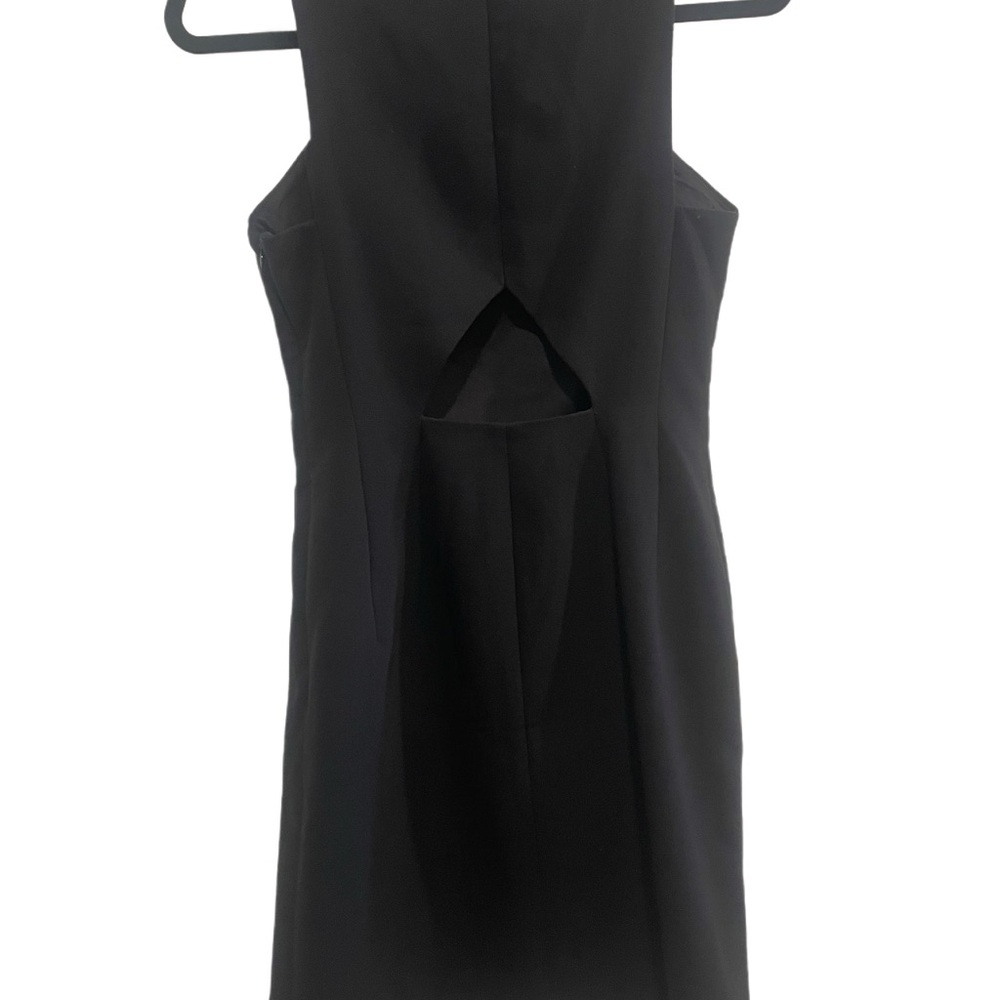 Banana Republic Black Fitted Dress With Back Opening - Picture 2 of 5